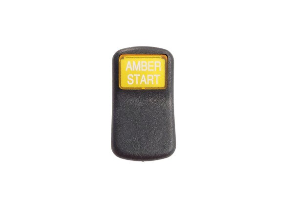 ACTUATOR LID, ROCKER SWITCH YELLOW LENS 