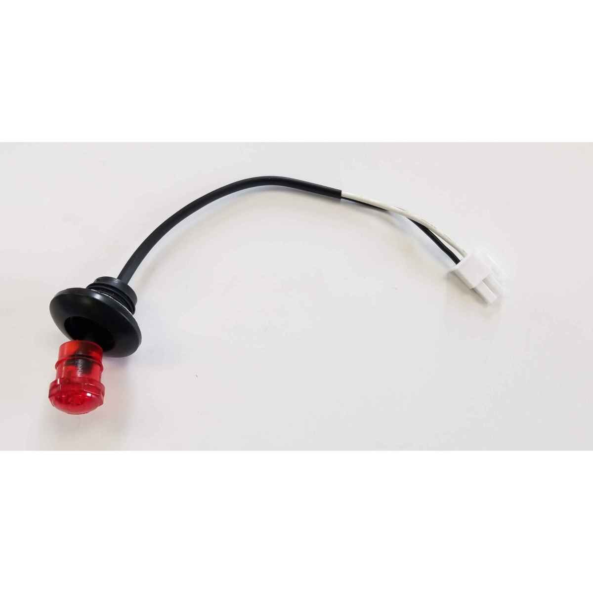 AMBER CLEARENCE/MARKER LIGHT MINI, LED, ROUND, BULLIT W/GROMMET