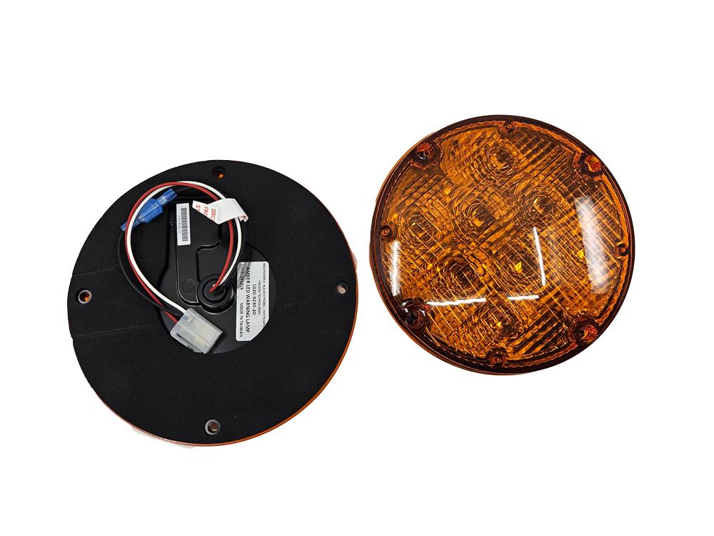 ブラリバ houランプ LED 8 WAY WARNING LAMP AMBER W/3WIRES & PLUG, SERVICABLE 8 DIODES