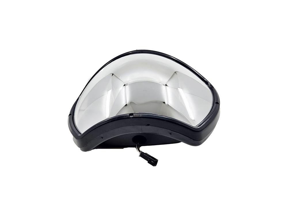 REARVIEW MIRROR HEAD, FLAT, HEATED, REMOTE, OPENVIEW, WITH TEMP